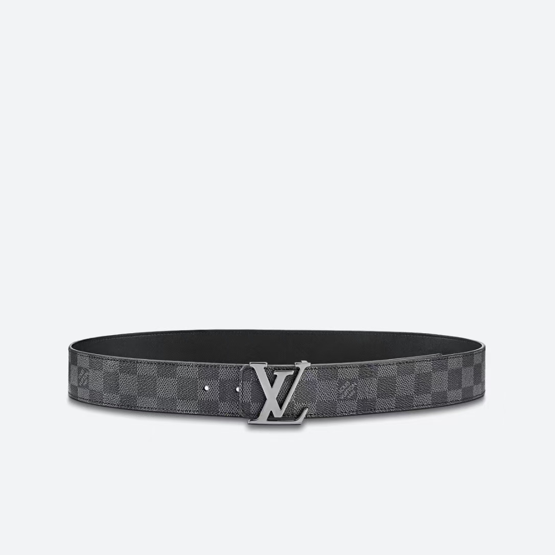 商品[国内直发] Louis Vuitton|LOUIS VUITTON LV双面平滑扣牛皮帆布腰带宽4cm,价格¥4419,第2张图片详细描述