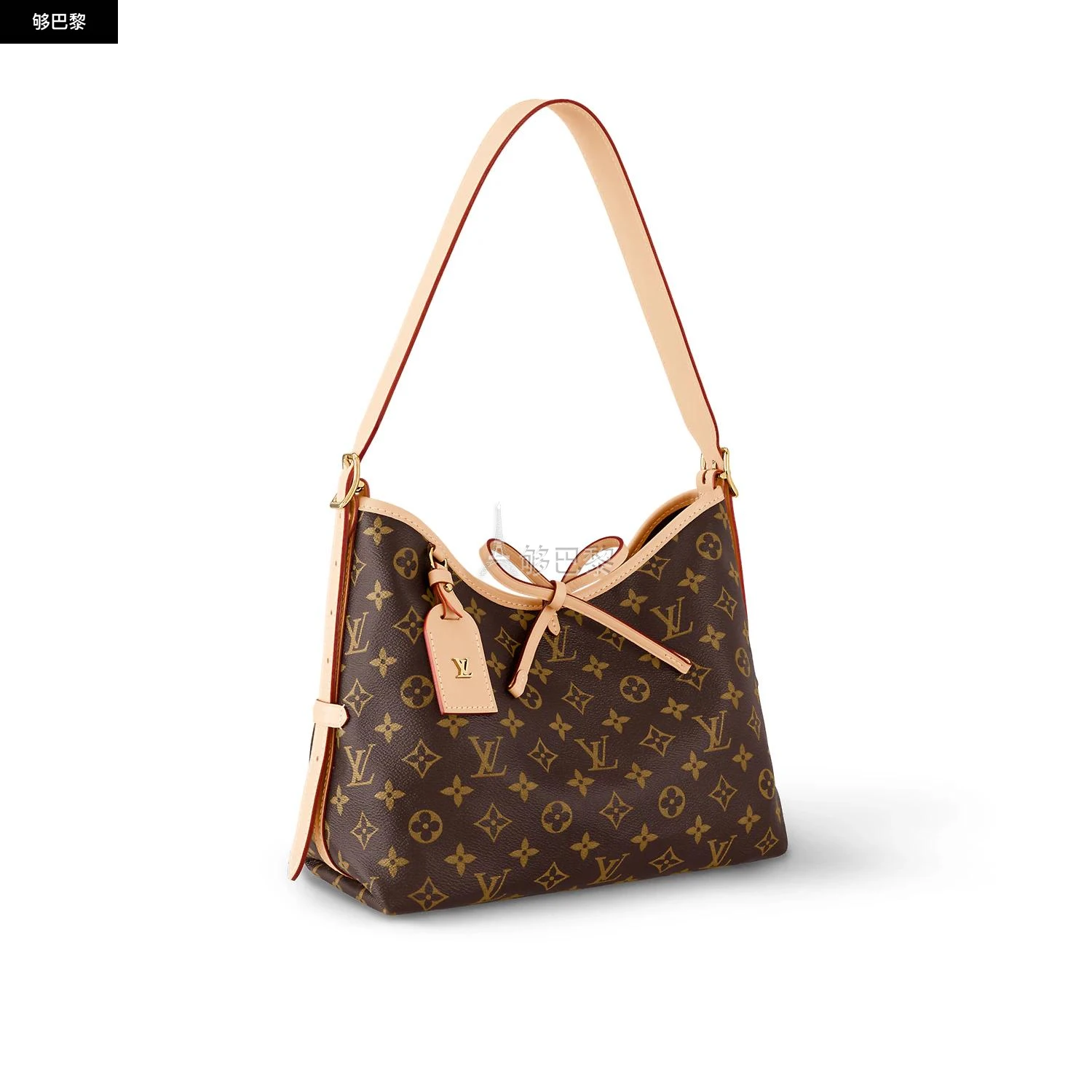 商品Louis Vuitton|【预售】 LV路易威登 24秋冬 女士 单肩包 CARRYALL 小号手袋 M46203,价格¥23239,第4张图片详细描述