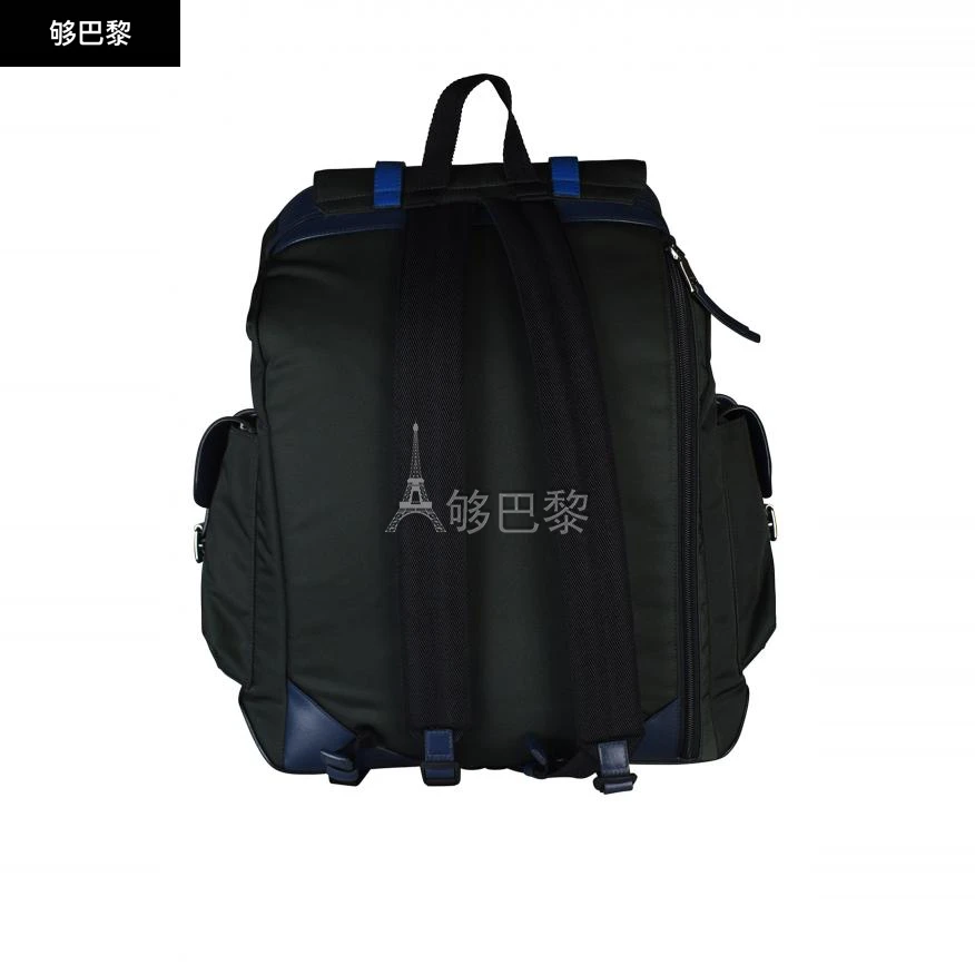 商品Jimmy Choo|【特惠7.4折】【预售】 男士 双肩包 Wixon backpack 6145 WIXON KAKI BLEU ,价格¥7616,第5张图片详细描述