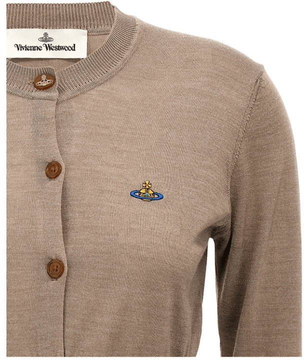 商品Vivienne Westwood|西太后 女士高腰针织开衫（香港仓发货）,价格¥2404,第11张图片详细描述