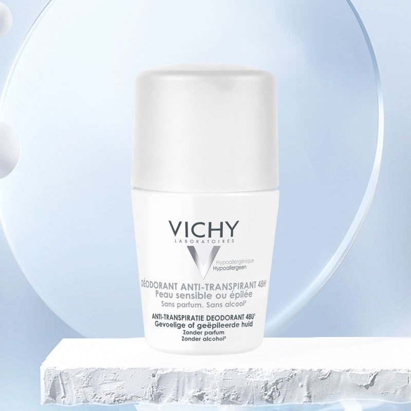 商品Vichy|薇姿清新走珠止汗膏 50ml 止汗持久清香 适用于敏感肌肤,价格¥159,第2张图片详细描述