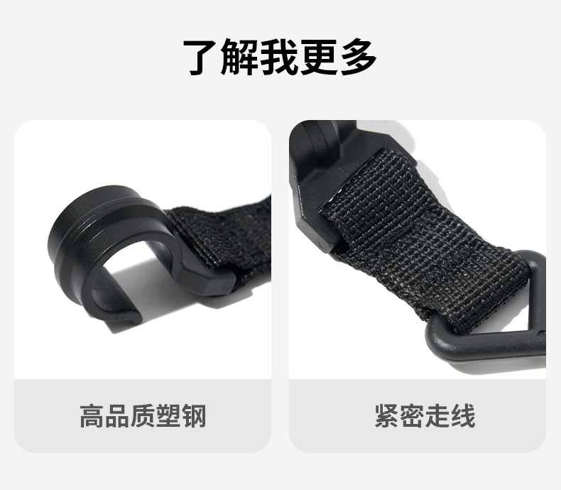 商品[国内直发] MobiGarden|多用挂钩户外露营山涧升降蛋卷桌配件置物架星际推车挂扣,价格¥30,第22张图片详细描述