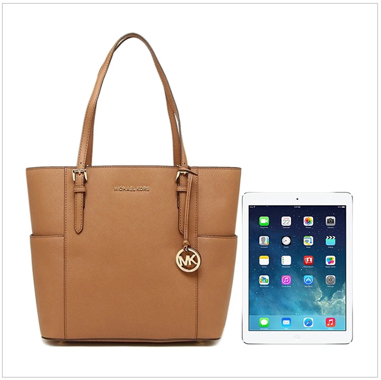 商品Michael Kors|Michael Kors 迈克高仕 女士棕色皮革手提包 30T6GTVT3L-ACORN,价格¥865,第2张图片详细描述