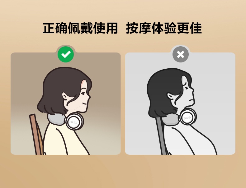 商品[国内直发] SKG|颈椎按摩器N5-2按摩仪护颈U型枕加热敷肩颈揉捏神器,价格¥737,第40张图片详细描述
