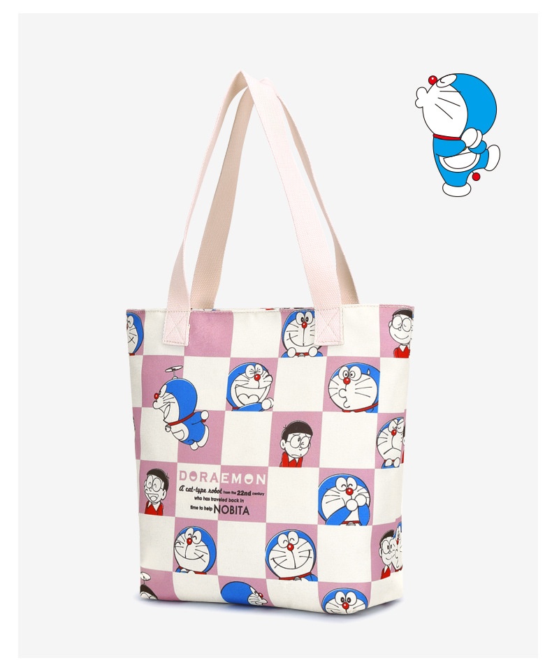 商品[国内直发] GLENVINTEN|哆啦A梦正版授权女包日系帆布包斜挎包学生单肩ins小包卡通女包,价格¥178,第16张图片详细描述
