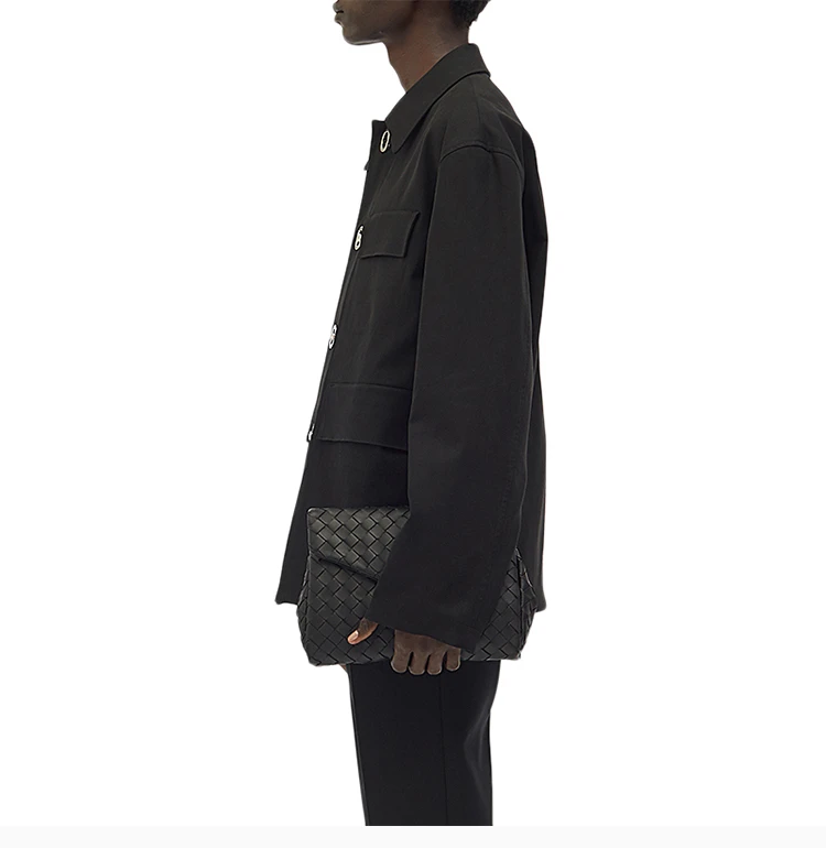 商品[国内直发] Bottega Veneta|BOTTEGA VENETA 黑色男士手拿包 630233-VCRL2-8803,价格¥13965,第6张图片详细描述