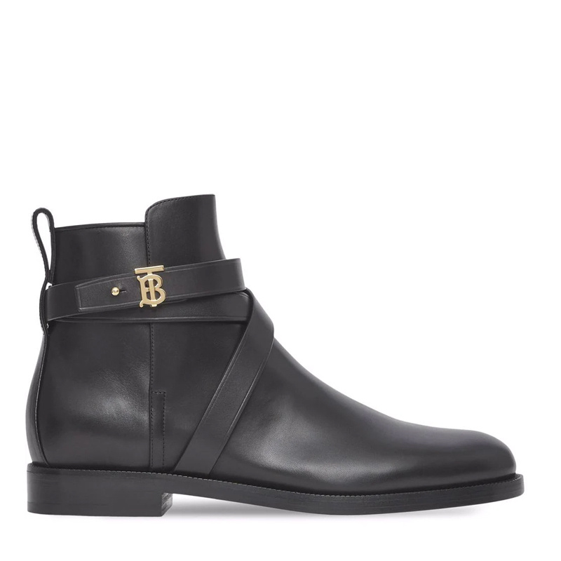 商品Burberry|BURBERRY 黑色女士踝靴 8042370,价格¥3713,第3张图片详细描述