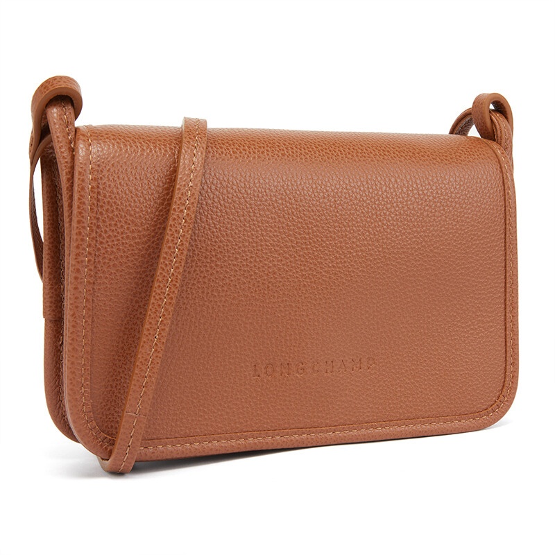 商品[国内直发] Longchamp|珑骧斜挎包LONGCHAMP 奢侈品 女士Le Foulonne系列牛皮单肩斜挎包黑色小号 10133 021 001,价格¥1766,第3张图片详细描述