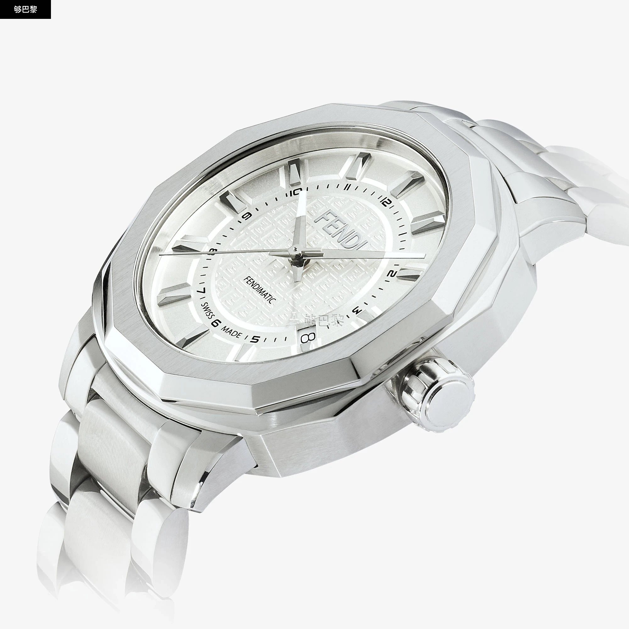 商品Fendi|【预售】 芬迪 25春夏 男士 腕表 Fendimatic FOW971A45NF0QW0 ,价格¥23078,第4张图片详细描述