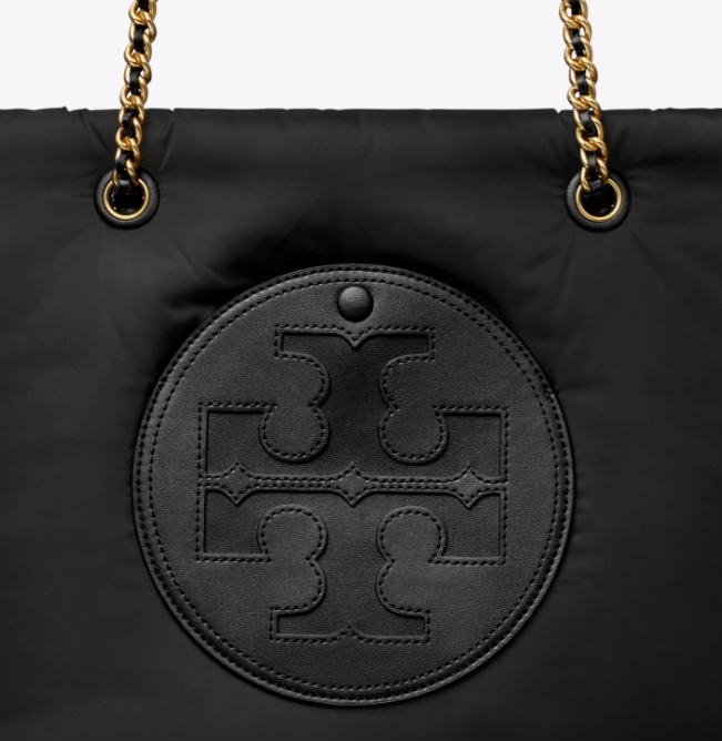 商品[国内直发] 【春节不打烊国内现货速发】 Tory Burch| 女款品牌徽标链条敞口开合 聚酯纤维手提单肩包 常规 ,价格¥2742,第5张图片详细描述