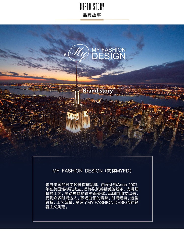 商品[国内直发] 【春节不打烊国内现货速发】 MYFD|【美国】MY FASHION DESIGN 925银 镶嵌锆石自由真我系列 恶魔之眼手链,价格¥74,第5张图片详细描述