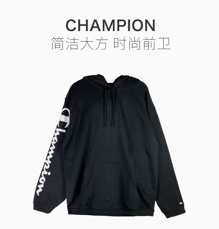 商品[国内直发] CHAMPION|Champion 男士黑色卫衣 213181-KK001,价格¥387,第1张图片详细描述