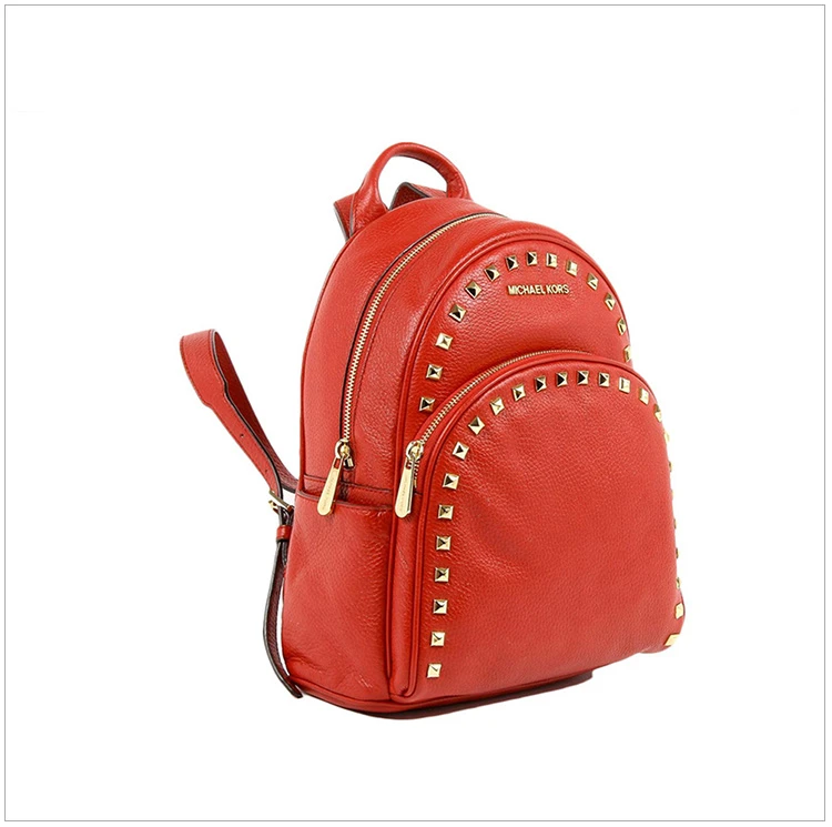 商品[国内直发] Michael Kors|Michael Kors 迈克高仕 红色皮质女士背包 35T7GAYB5L-RED,价格¥1152,第5张图片详细描述