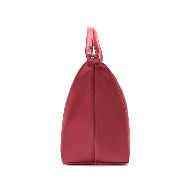 商品[国内直发] Longchamp|珑骧LONGCHAMP 奢侈品 女士Le Pliage Neo系列红色大号加厚帆布配牛皮革斜挎手提饺子包,价格¥647,第5张图片详细描述