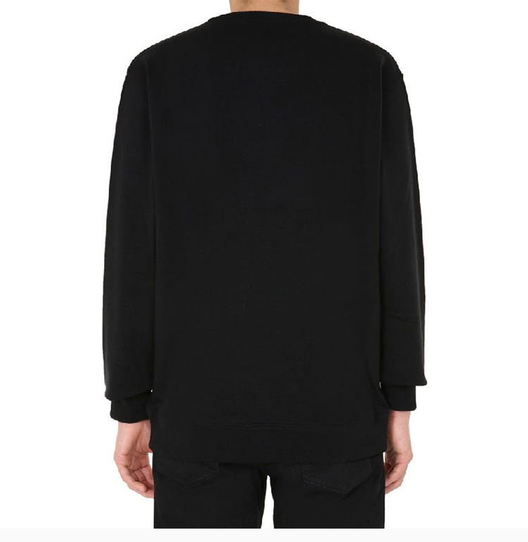 商品[国内直发] Givenchy|Givenchy 纪梵希 男士黑色印花运动衫 BMJ06S30AF-001,价格¥5642,第6张图片详细描述