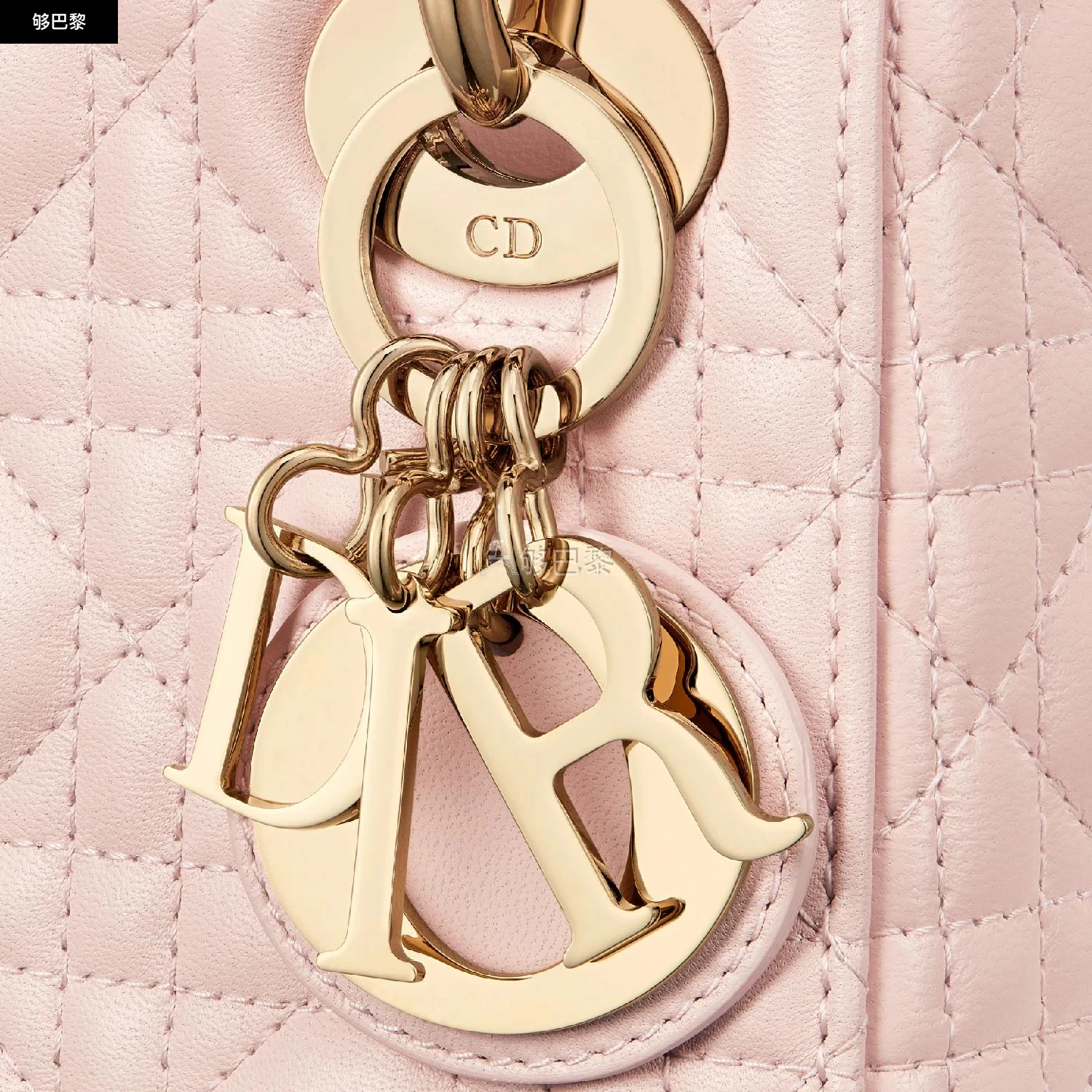 商品Dior|【预售】 迪奥 24秋冬 女士 手提包 迷你 Lady Dior 手袋 M0505ONGE_M413,价格¥40813,第3张图片详细描述