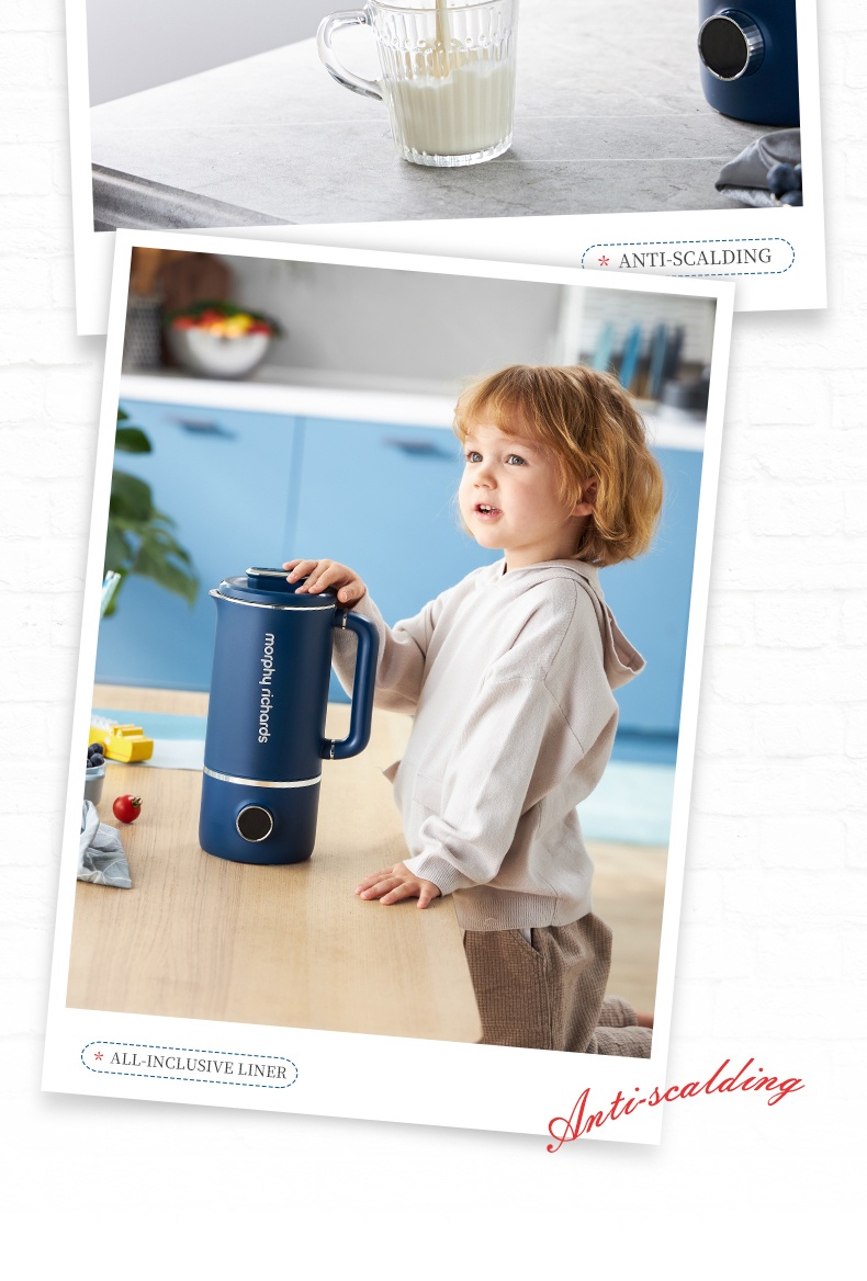 商品[国内直发] Morphy Richards|破壁机家用养生壶轻音小型榨汁机双杯全自动料理机加热豆浆机MR8200,价格¥398,第31张图片详细描述