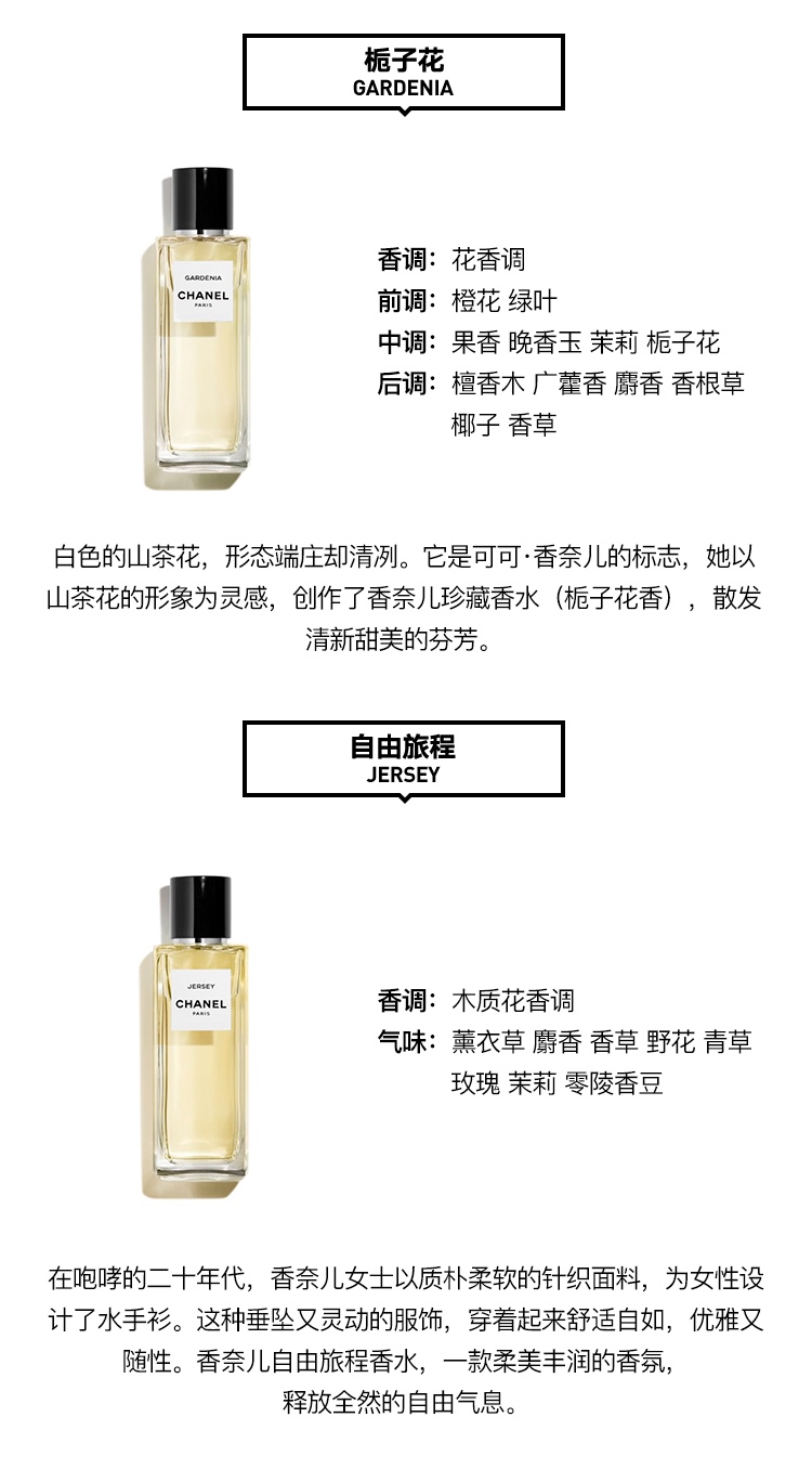 商品Chanel|Chanel香奈儿「珍藏系列 」女士香水 EDP浓香水中性香水75-200ml,价格¥1858,第8张图片详细描述