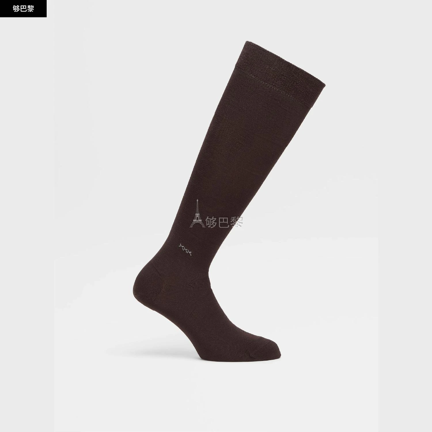 商品Zegna|包邮包税【预售7天发货】 ZEGNA杰尼亚 23秋冬 男士 袜子 OASI BARK EVERYDAY TRIPLE X MID CALF SOCKS N5V40-526-202,价格¥596,第6张图片详细描述