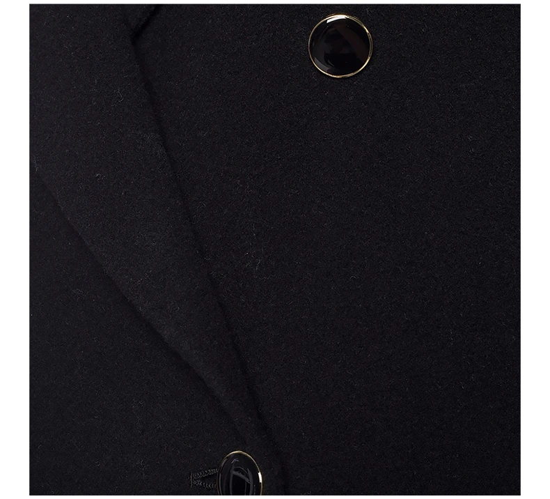 商品Emporio Armani|EMPORIO ARMANI 女士条纹羊毛大衣 1NL37T-19939-099,价格¥3864,第8张图片详细描述