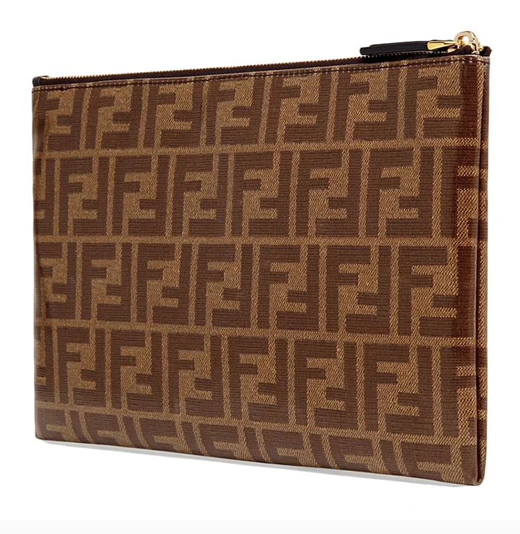 商品[国内直发] Fendi|Fendi 芬迪 男士棕色手拿包  8N0149-A5K4-F14TU,价格¥4264,第6张图片详细描述