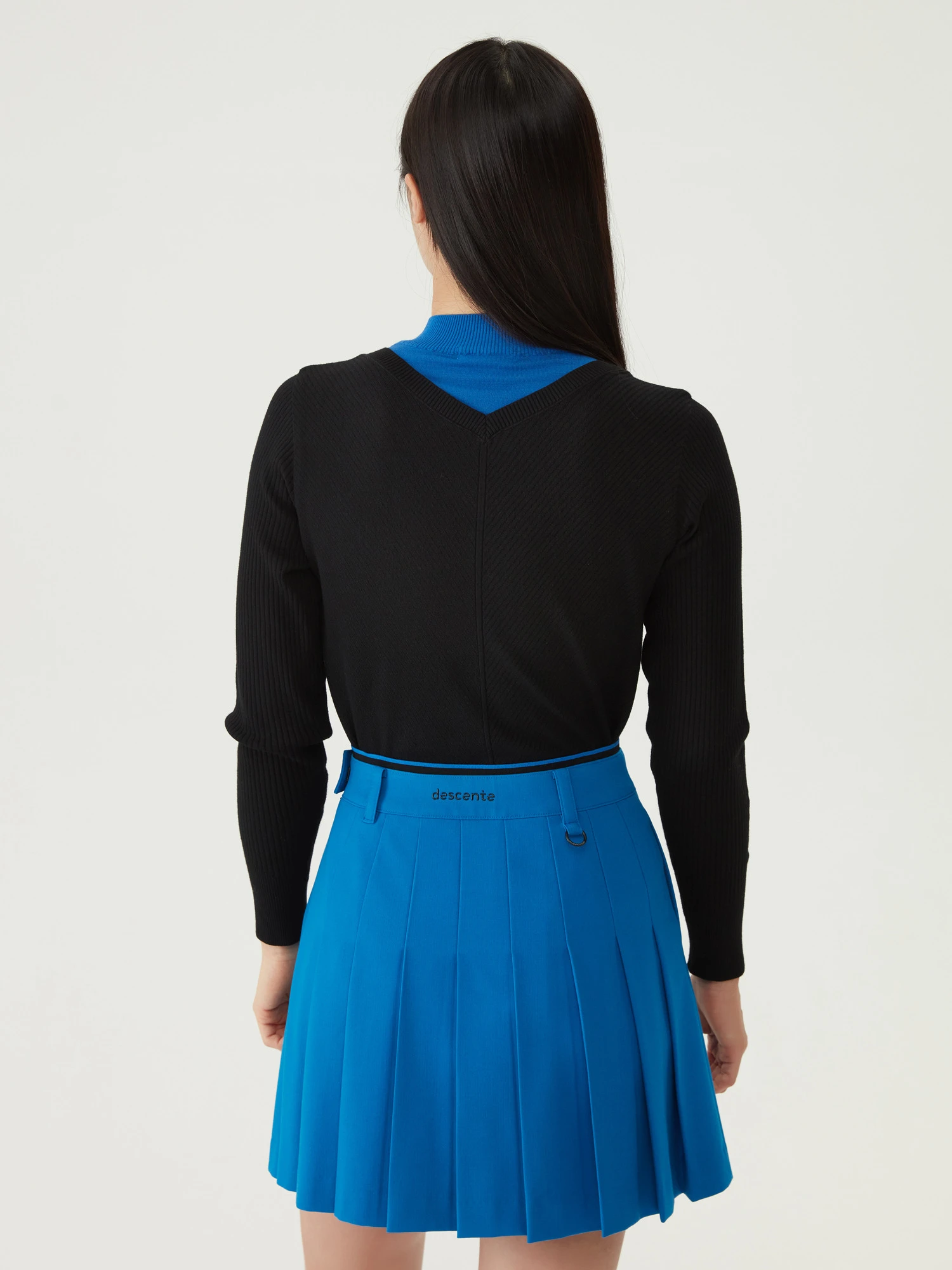 商品【预售商品15天发货】 DESCENTE|高尔夫女性松紧带细节百褶裙优雅 DO32WFSK93-MLGG,价格¥1025,第13张图片详细描述