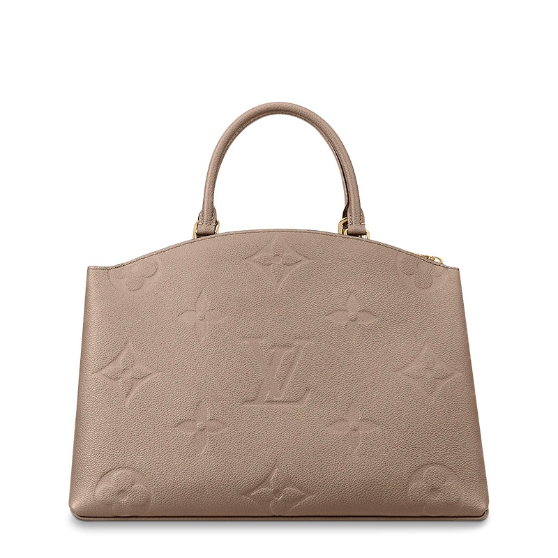 商品Louis Vuitton|【预售十天】Louis Vuitton/路易威登 GRAND PALAIS系列 女士鸽子灰压纹粒面牛皮老花压花金扣金锁单肩斜挎手提包M48833,价格¥24671,第4张图片详细描述