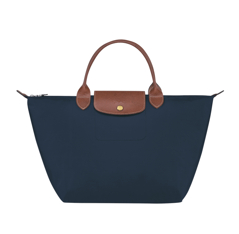 商品[国内直发] Longchamp|珑骧 LONGCHAMP 女士LE PLIAGE系列小号黑色织物短柄可折叠手提包饺子包 L1623 089,价格¥1111,第6张图片详细描述
