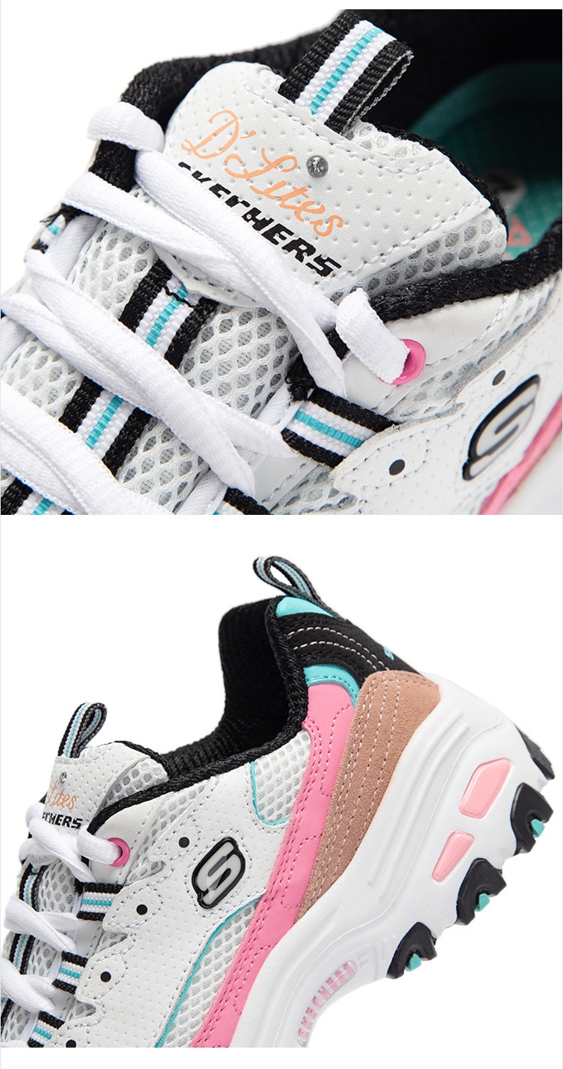 商品[国内直发] SKECHERS|斯凯奇 女 休闲鞋 熊猫鞋 13146-WPKB,价格¥343,第3张图片详细描述