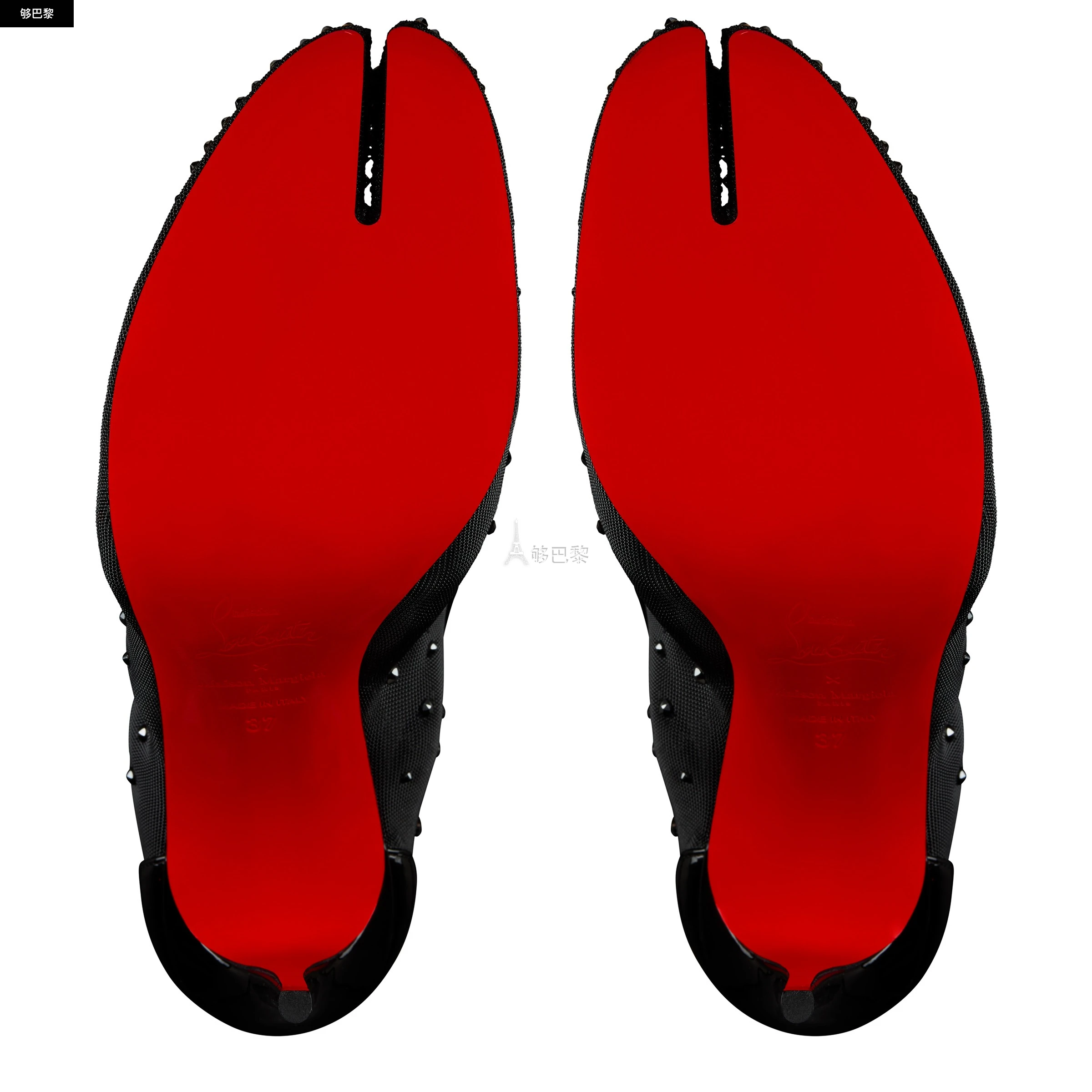 商品Christian Louboutin|【预售】 CL红底鞋 25春夏 女士 高跟鞋 Bridiela Una Strass 1250963b439,价格¥14274,第3张图片详细描述