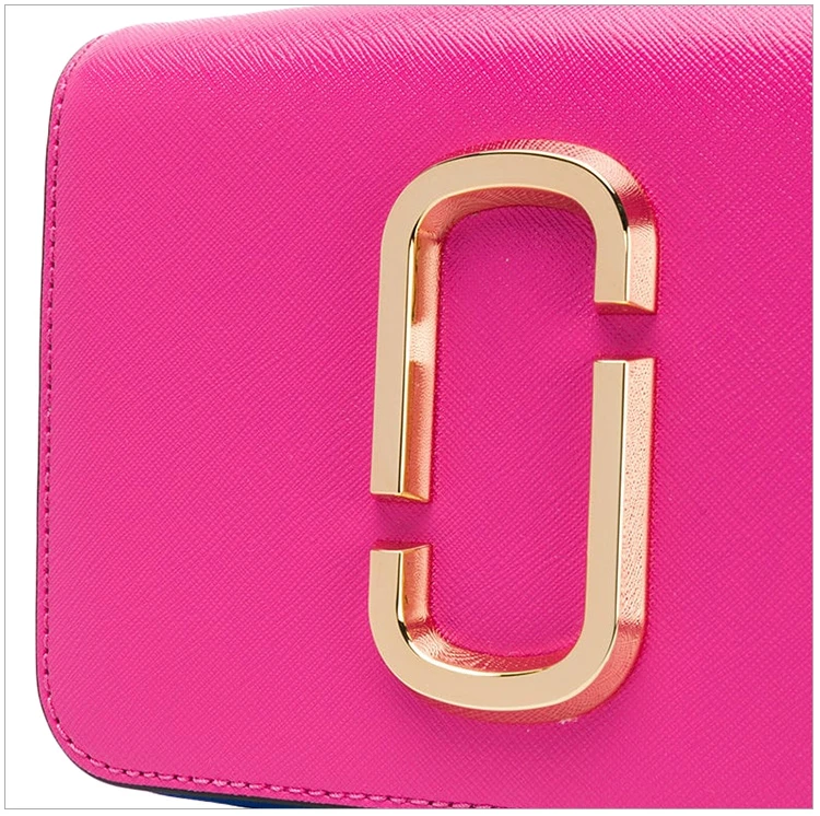��商品[国内直发] Marc Jacobs|MARC JACOBS 马克·雅可布 女士紫色拼多色皮革单肩包斜挎包 M0014102-951,价格¥1038,第14张图片详细描述