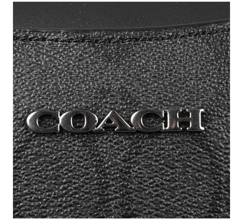 商品[国内直发] Coach|COACH 男士黑灰色老花单肩手提公文包 C8172QBN3A,价格¥2660,第8张图片详细描述