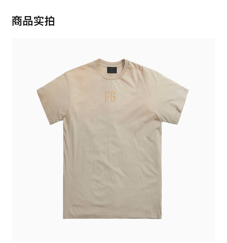 商品Fear of god|FEAR OF GOD 灰色男士T恤 FG50-025CTJ-041,价格¥1132,第4张图片详细描述