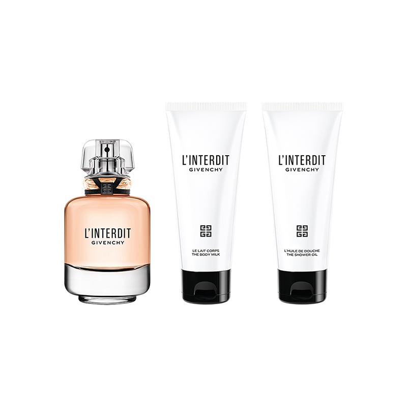 商品Givenchy|纪梵希心无禁忌2022限量香水套装 [浓香水50ml+沐浴油75ml+润肤露75ml],价格¥663,第4张图片详细描述
