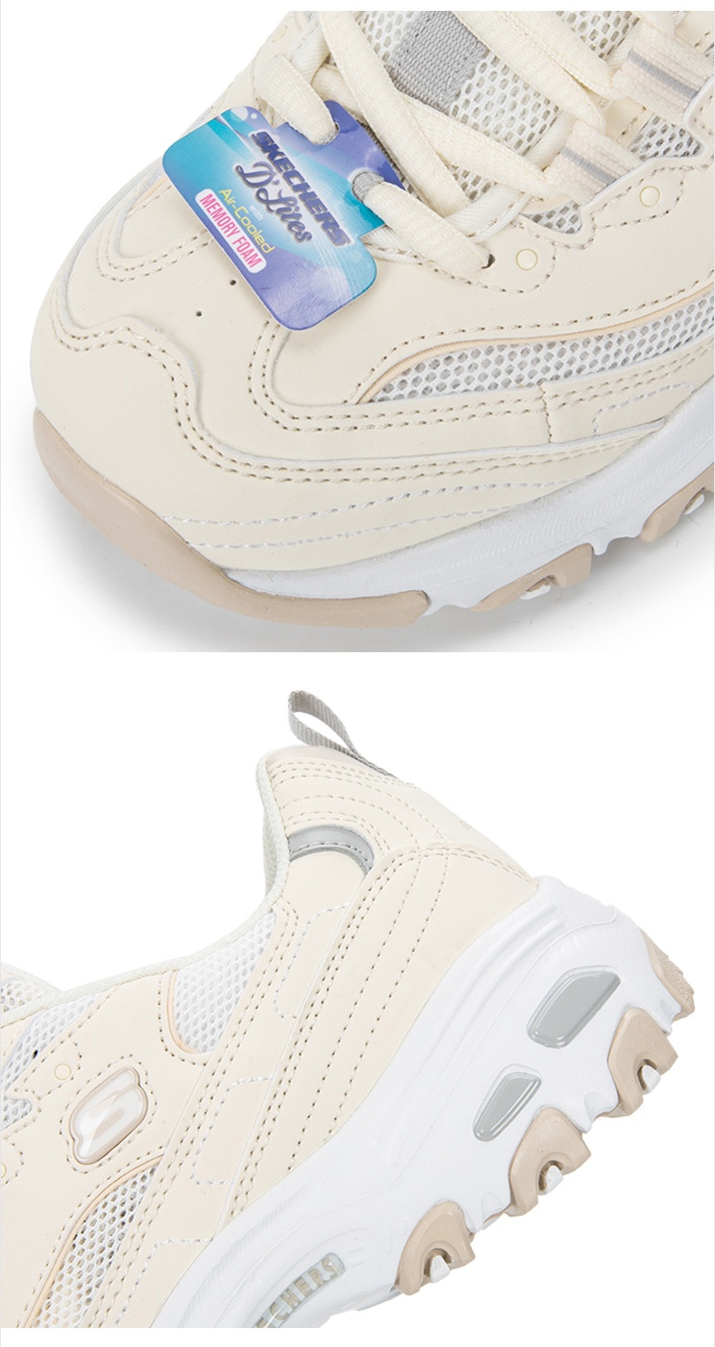 商品[国内直发] SKECHERS|斯凯奇 女 休闲鞋 熊猫鞋 896204-WNT,价格¥538,第2张图片详细描述