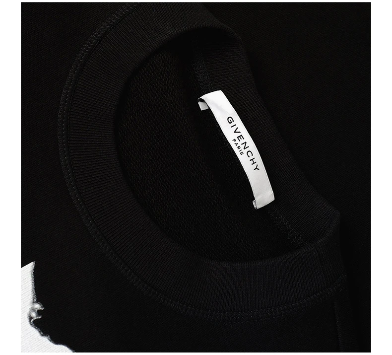商品Givenchy|GIVENCHY 男士黑色双子座印花卫衣 BM70EH306C-001,价格¥3227,第7张图片详细描述