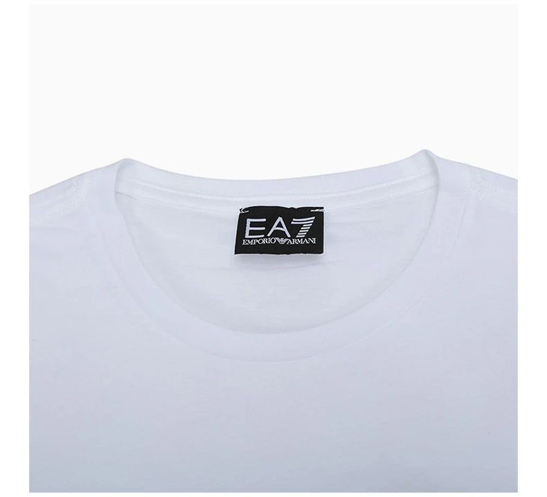 商品[国内直发] Emporio Armani|EMPORIO ARMANI 白色男士T恤 3ZPT45-PJ30Z-1100,价格¥521,第6张图片详细描述