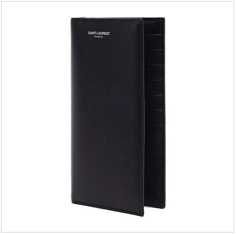 商品[国内直发] Yves Saint Laurent|YSL 圣罗兰 男士牛皮长款对折钱包 396308-BTY0N-1000,价格¥4469,第5张图片详细描述