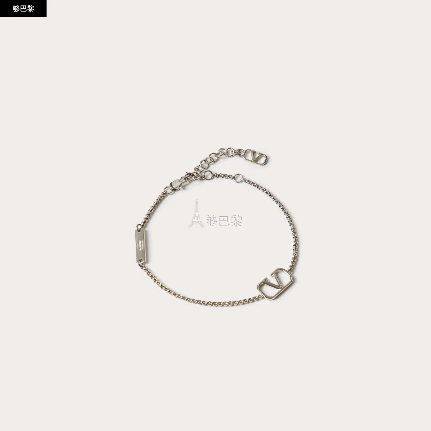 商品Valentino|【预售】 华伦天奴 25春夏 男士 手链 BRACELET VLOGO SIGNATURE EN MÉTAL 4Y2J0N40MET_172 ,价格¥2583,第5张图片详细描述