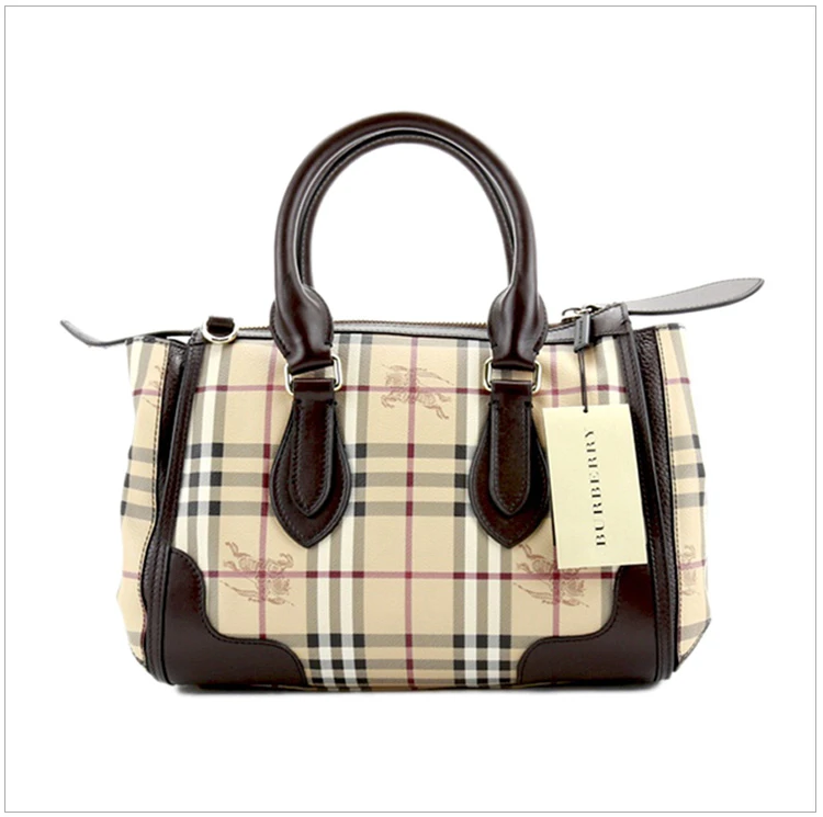 商品[国内直发] Burberry|BURBERRY 格纹女士手提包 3870759,价格¥7629,第6张图片详细描述