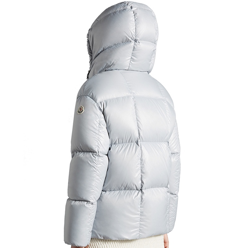 商品Moncler|Moncler/蒙克莱 22年秋冬新款 Parana系列 女士淡紫色/深灰色短款衬垫羽绒服夹克H20931A000656895090F,价格¥11428,第6张图片详细描述