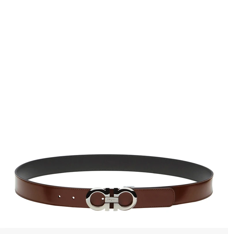 商品Salvatore Ferragamo|SALVATORE FERRAGAMO 棕色男士腰带 675542-746520,价格¥2477,第6张图片详细描述