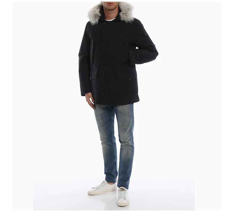 商品Woolrich|WOOLRICH  黑色 男士羽绒服 WOCPS2688GT02-100,价格¥2176,第7张图片详细描述