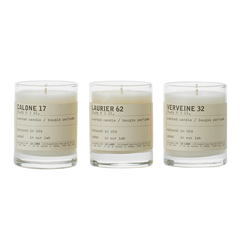 商品Le Labo|香氛蜡烛三件套56.6gx3 海洋17+马鞭草32+月桂叶62,价格¥651,第9张图片详细描述