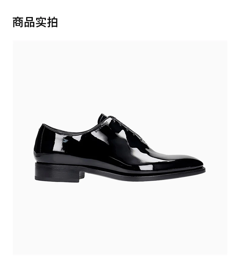 商品Givenchy|GIVENCHY 男士黑色牛皮牛津鞋 BH101NH0JJ-001,价格¥4450,第3张图片详细描述