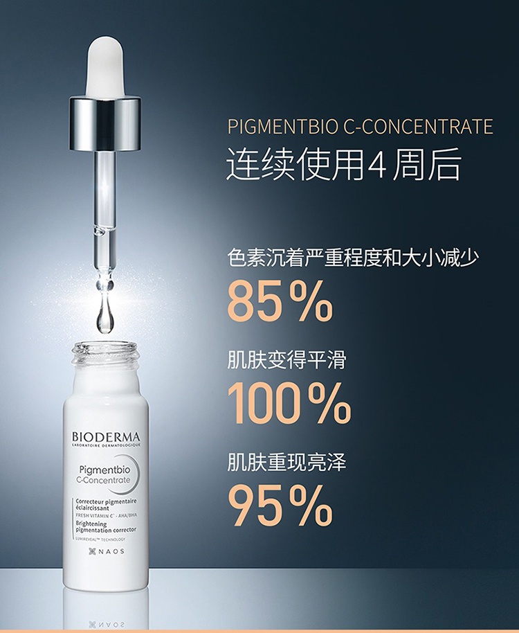 商品Bioderma|Bioderma贝德玛净白淡斑精华液15ml,价格¥299,第6张图片详细描述