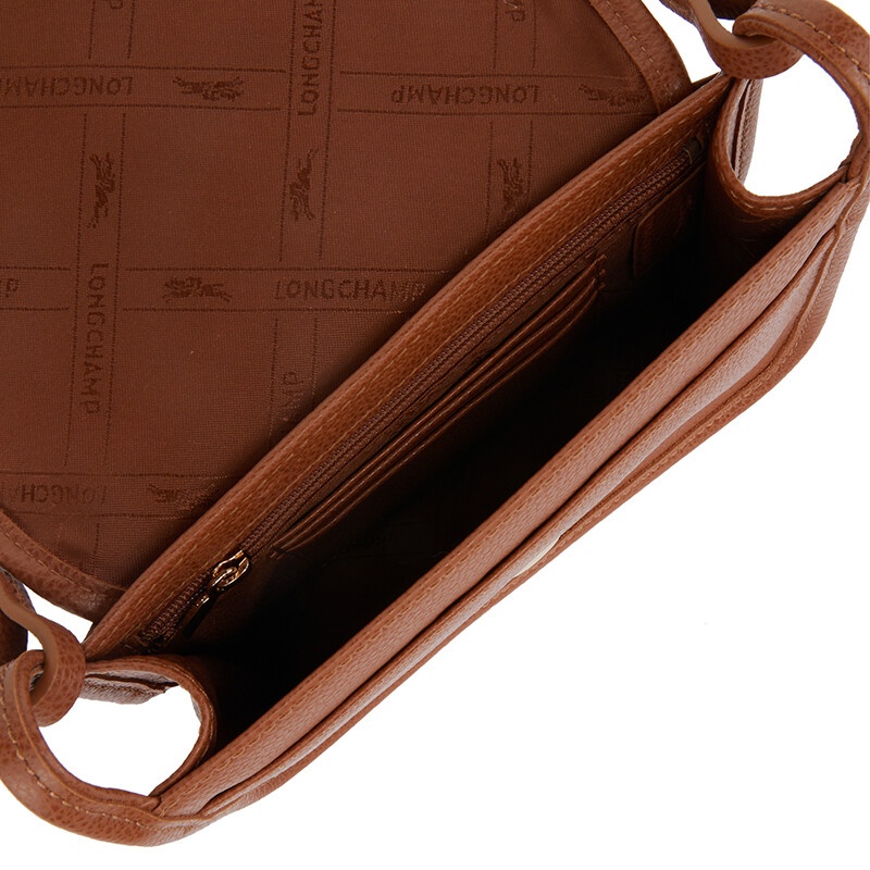 商品[国内直发] Longchamp|珑骧斜挎包LONGCHAMP 奢侈品 女士Le Foulonne系列牛皮单肩斜挎包黑色小号 10133 021 001,价格¥1766,第4张图片详细描述