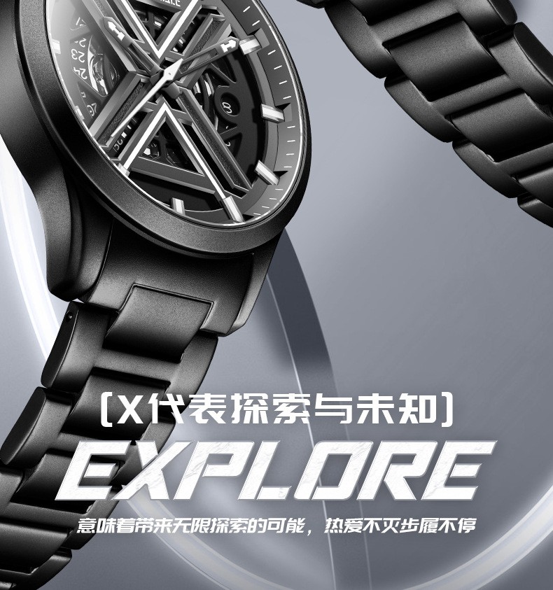 商品[国内直发] Mark Fairwhale|马克华菲手表带日历夜光防水全自动机械手表男士,价格¥452,第2张图片详细描述