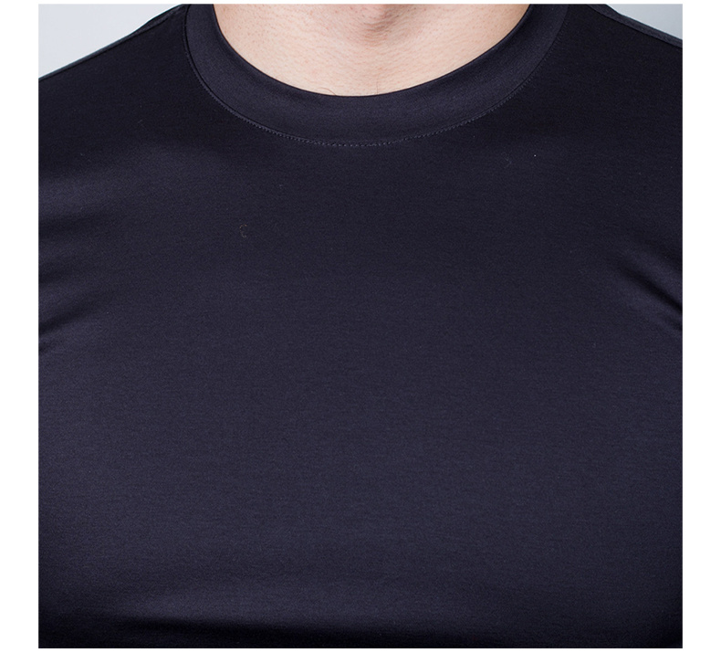 商品Zegna|ZEGNA 男士蓝色棉质长袖T恤 VW348-ZZ642-B09,价格¥1022,第9张图片详细描述