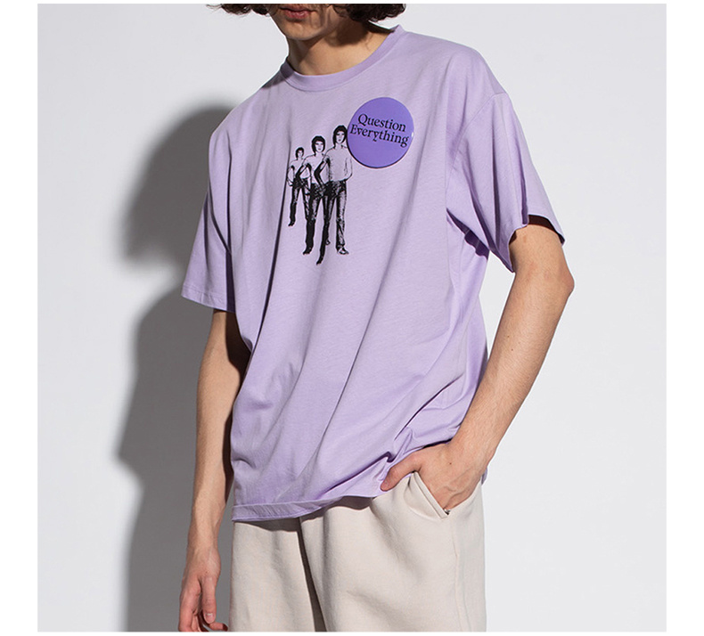 商品RAF SIMONS|RAF SIMONS 男紫色男士T恤 211M122-0053,价格¥1242,第7张图片详细描述